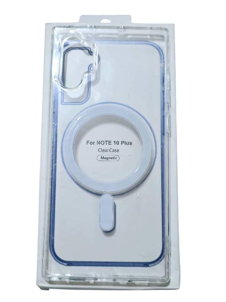 غلاف شفاف سامسونج نوت 10 بلاس يدعم الشحن اللاسلكي