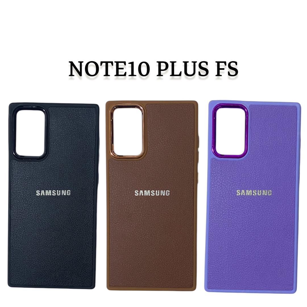 غلاف جلد سامسونج نوت 10 بلاس