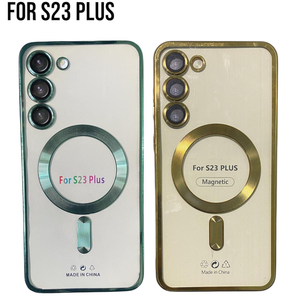 غلاف شفاف مع ميزة الشحن اللاسلكي Sam S 23 Plus