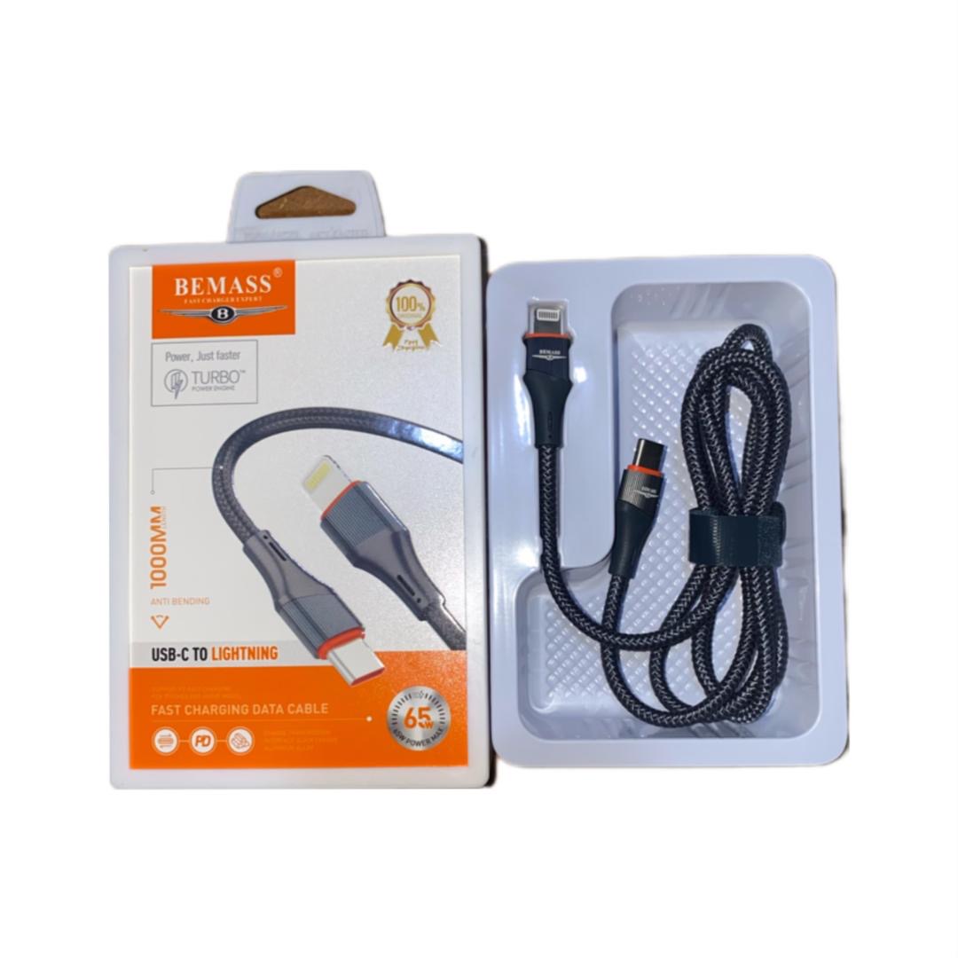 توصيلة ايفون لايتينغ تايب سي ٦٥ وات